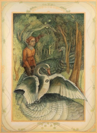 "The morning lit--the Birds arose"